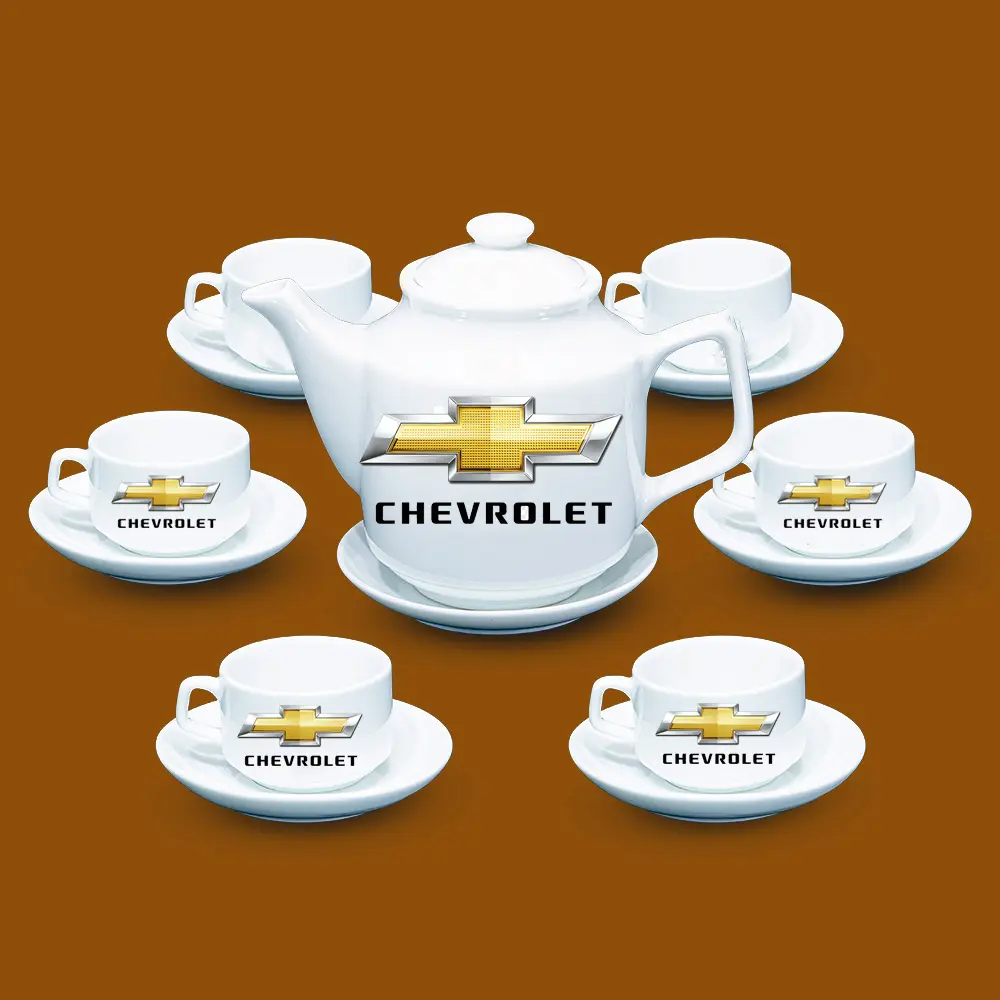 Bộ ấm trà quà tặng Chevrolet