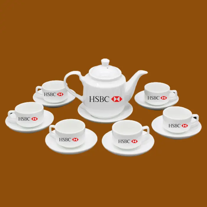 Bộ ấm trà quà tặng HSBC Bank