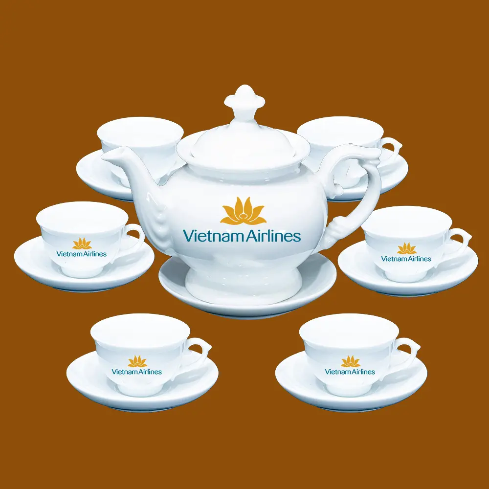 Bộ ấm trà quà tặng Vietnam Airlines