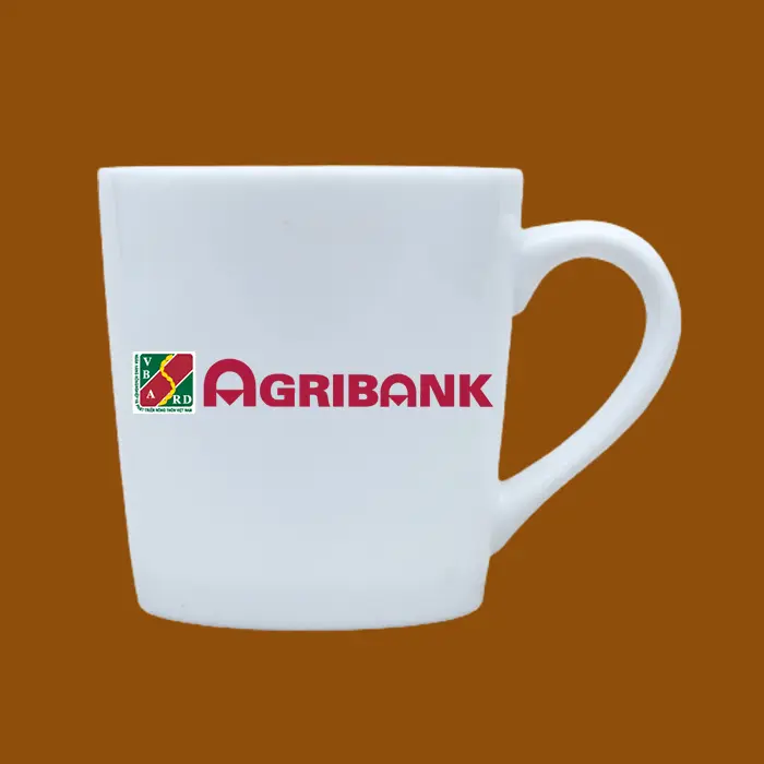 Ly sứ in logo Agribank