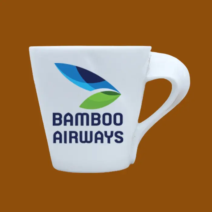 Ly sứ in logo Bamboo Airways