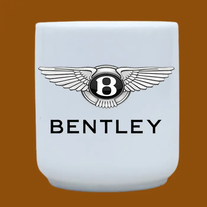 Ly sứ in logo Bentley