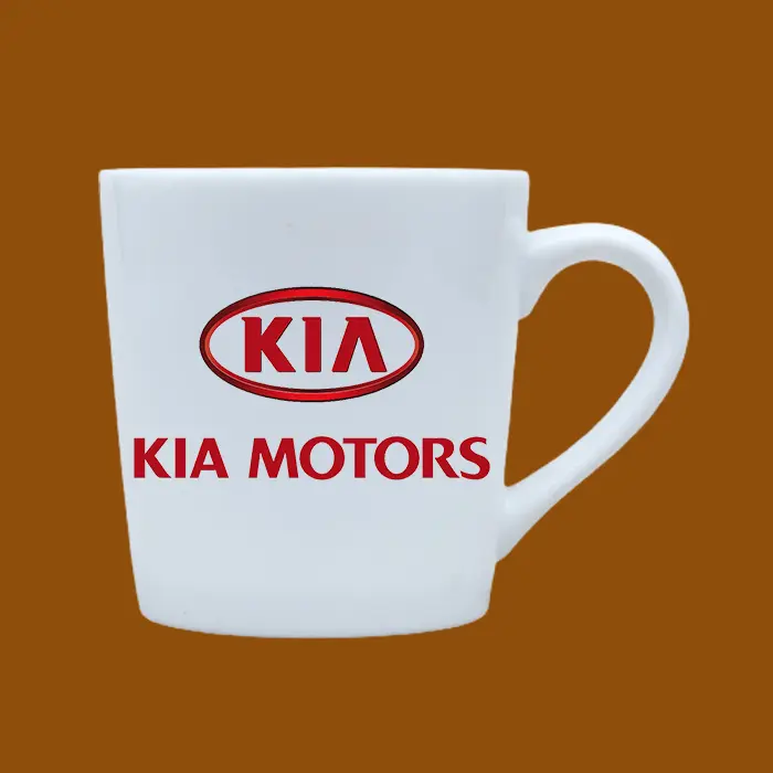 Ly sứ in logo Kia Motors