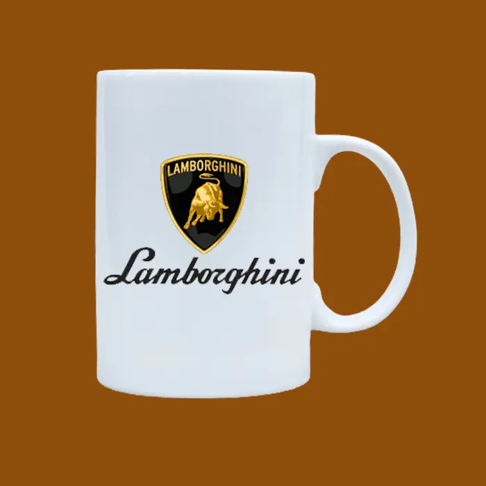 Ly sứ in logo Lamborghini