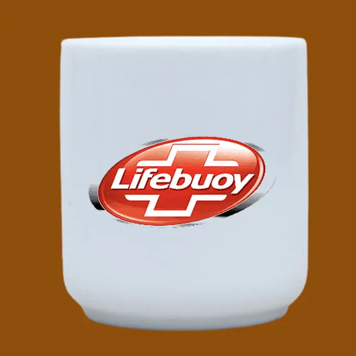 Ly sứ in logo Lifebuoy