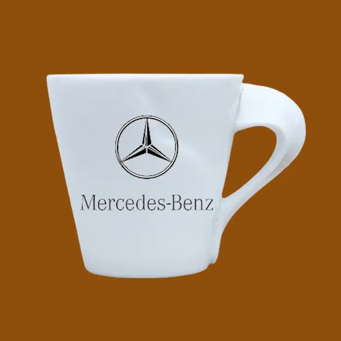 Ly sứ in logo Mercedes Benz