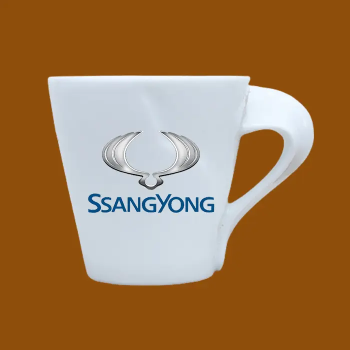 Ly sứ in logo SsangYong