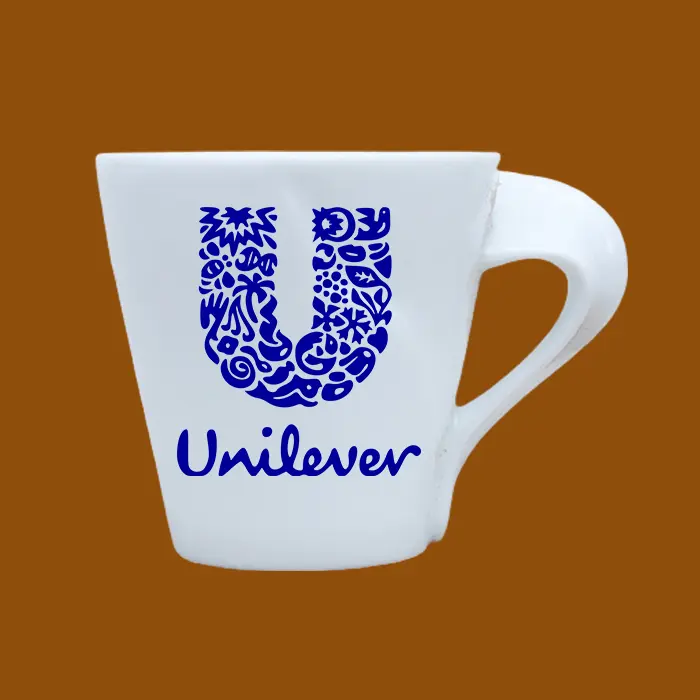Ly sứ in logo Unilever