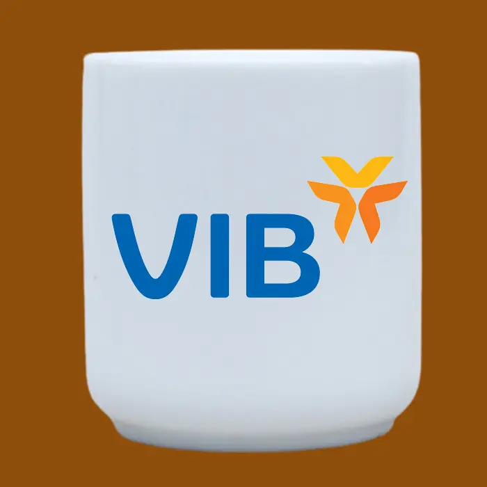Ly sứ in logo VIB
