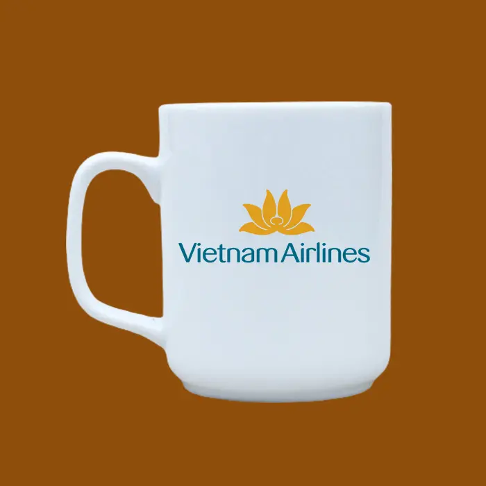 Ly sứ in logo Vietnam Airlines
