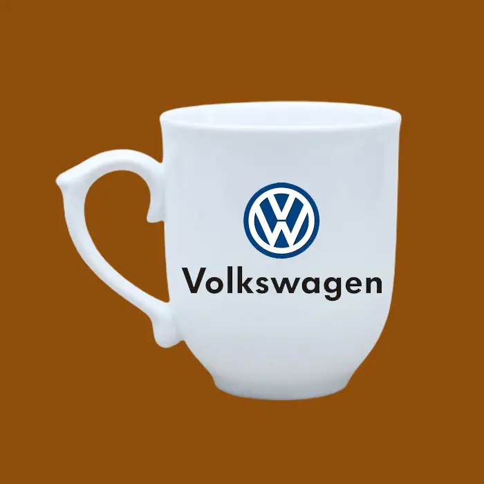 Ly sứ in logo Volkswagen